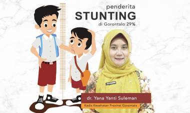 Tingkat Prevalensi Stunting Provinsi Gorontalo Masih Cukup Tinggi, Dinkes Gencar Upayakan Penurunan