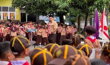 SDN 41 Hulondhalangi Resmi Mulai Program Ekstrakurikuler, Lepas Kontingen Pramuka ke Ajang Nasional
