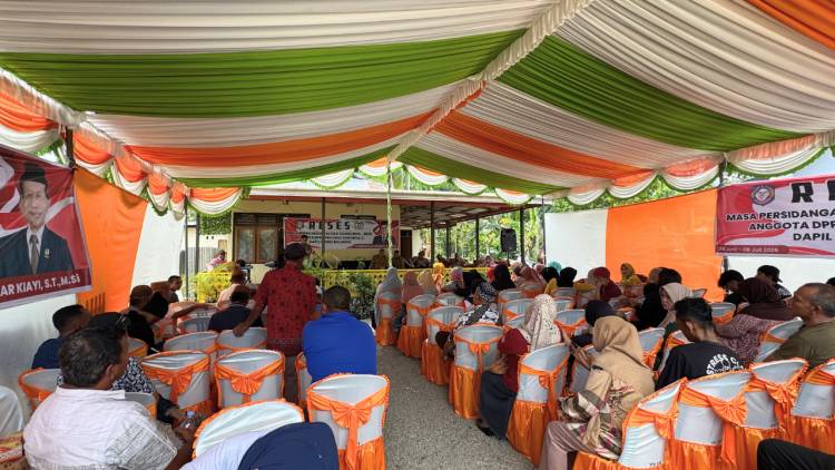 Reses DPRD Gorontalo di Bone Bolango Berlangsung Dinamis, Syamsir Djafar Kiayi Tampung Kritik hingga Usulan Infrastruktur